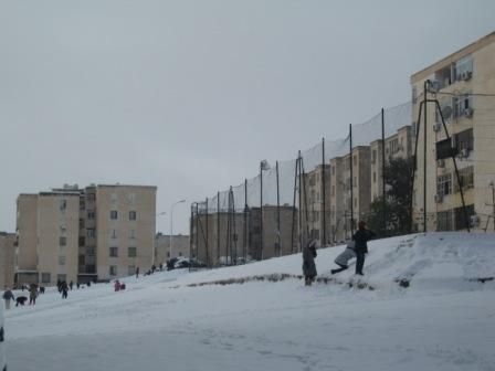 Neige à Sétif le 24 janvier 2013