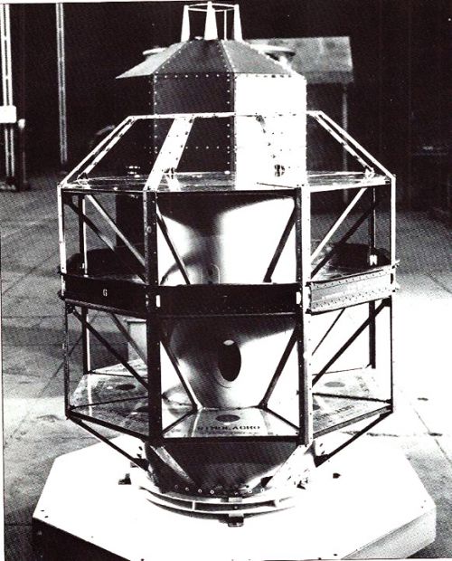 le satellite expérimental construit par Fiat en collaboration avec la firme Aerfer en 1968