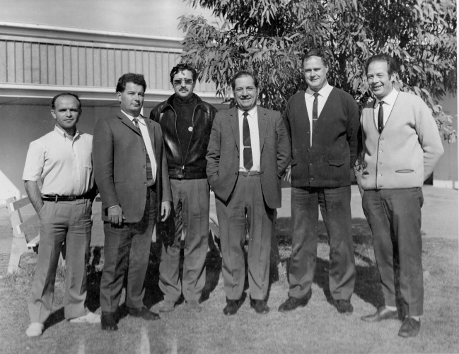 chefs d'équipe de chaque nation pour le tir F9 de 1970