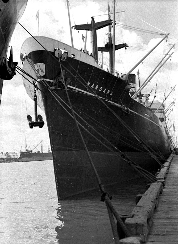 paquebot Nardana transportant le Blue Streak à Port Adelaide