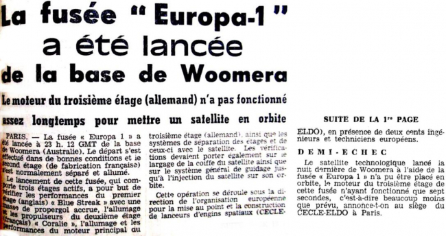 Un article de La Liberté du Morbihan du 2 décembre 1968