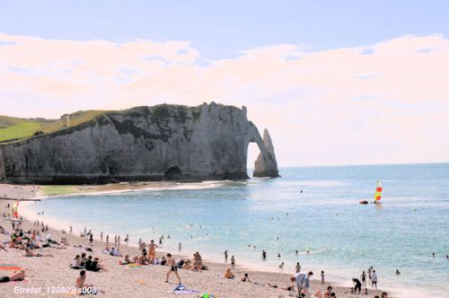 Les falaises d'Etretat (Normandie)