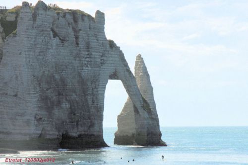 Les falaises d'Etretat (Normandie)