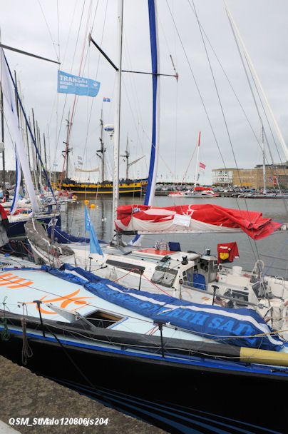 St Malo, le port (les Classe-40 du QSM