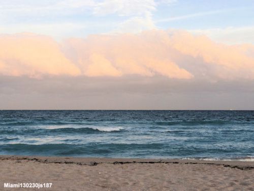 L'Océan Atlantique vu de Miami-Beach