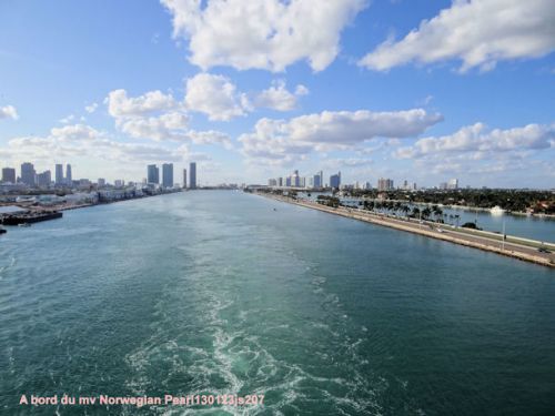 Sortie du Port de Miami