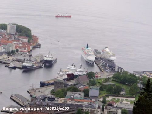 Bergen : vue sur le port