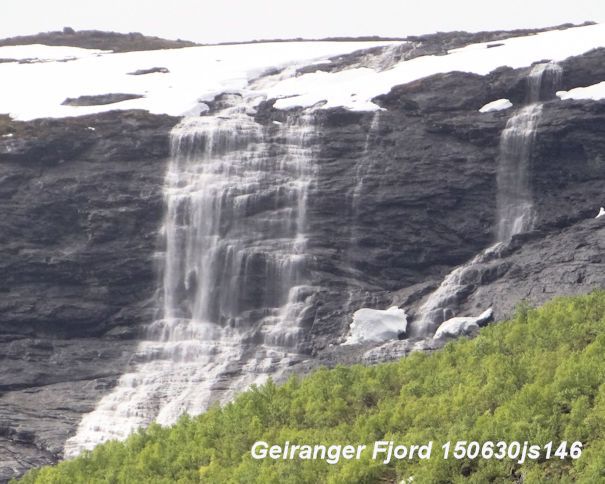 Geiranger  le fjord et ses chutes d'eau