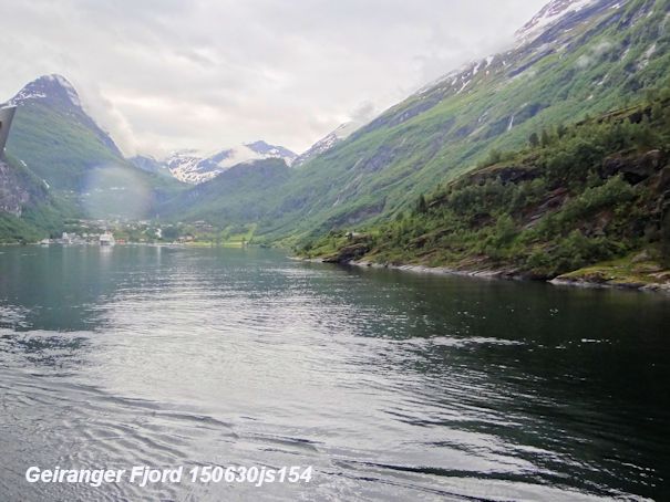 Geiranger  le fjord et ses chutes d'eau