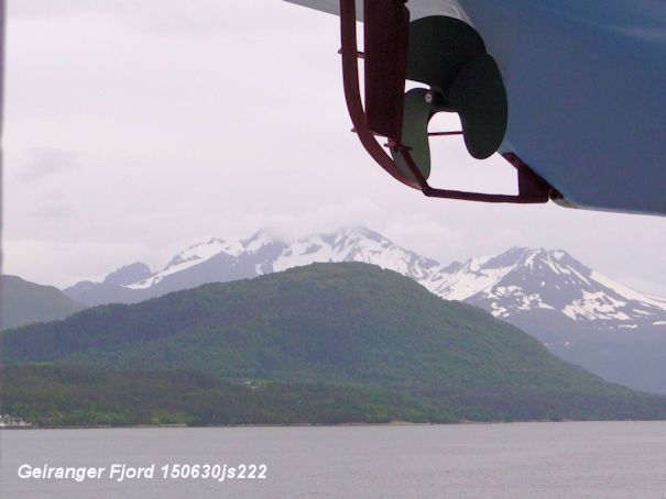 Geiranger  le fjord et ses chutes d'eau