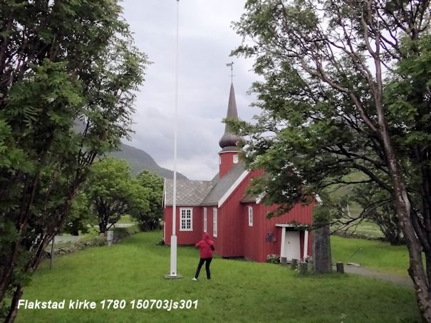 Lofoten : église en bois (1780)