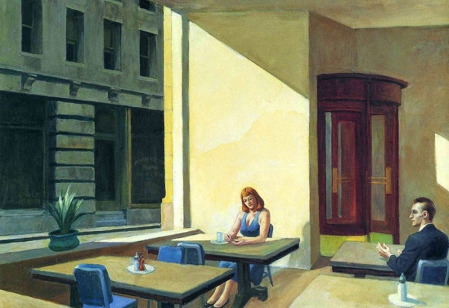 Sunlight in a Cafeteria Edward Hopper 1958.jpg