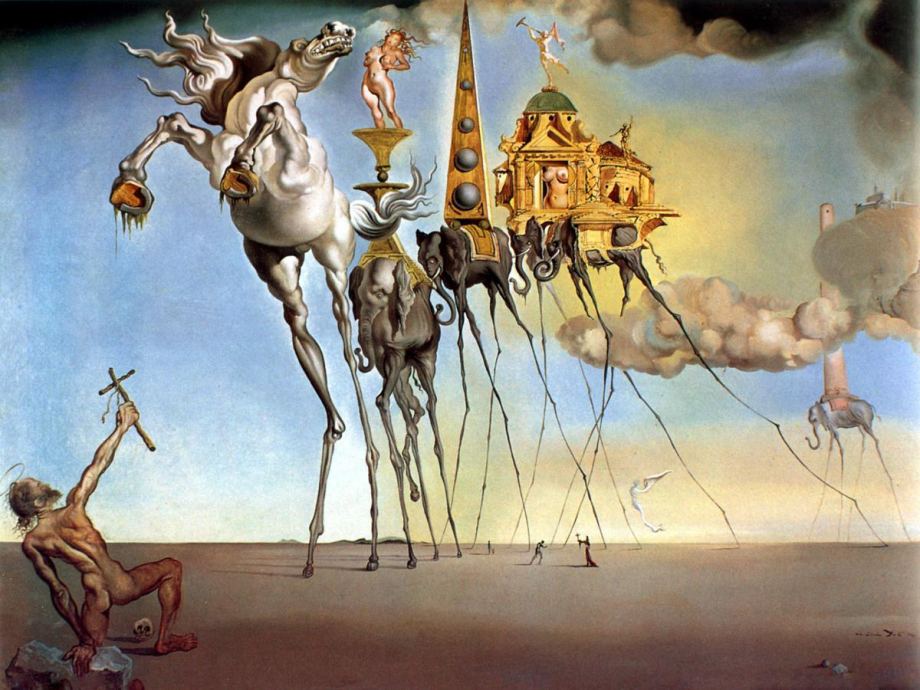 dali tentation de saint Antoine