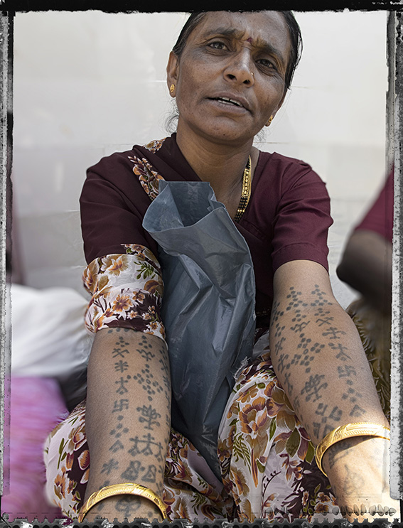 Blog 30x40 cms Tattoo Tribal TT 04  Brahmin lady Dwarka.jpg