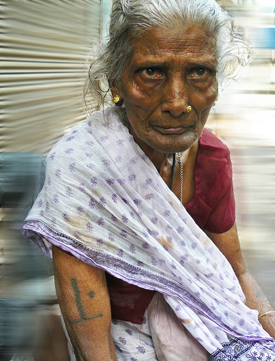 Blog 30x40 cms Tattoo Tribal TT 20 Old bihari lady - Kolkata.jpg