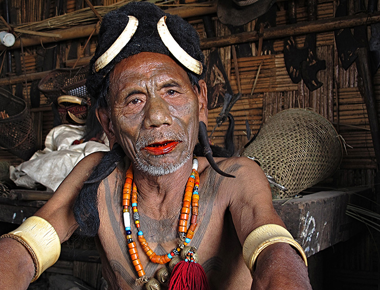 Blog 30x40 cms Tattoo Tribal TT 21 Hoingpoi chief - Nagaland.jpg