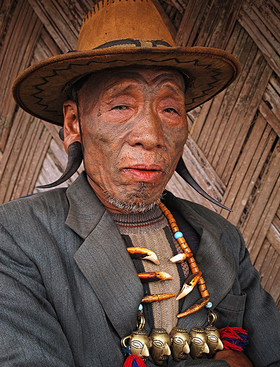 Blog 30x40 cms Tattoo Tribal TT 22 Konyak facial tattoo - Nagaland.jpg
