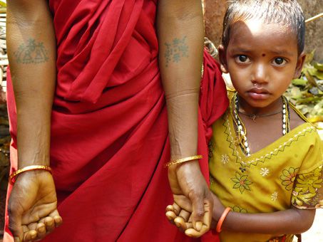 Femme tribale de l'Orissa - Environs de Jeypore