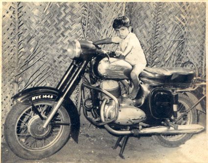 Kid sur sa bike - Gokarna - Karnataka