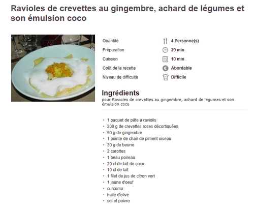 RAVIOLES DE CREVETTES AU GINGEMBRE ACHARD DE LÉGUMES ET ÉMULSION COCO 1.png