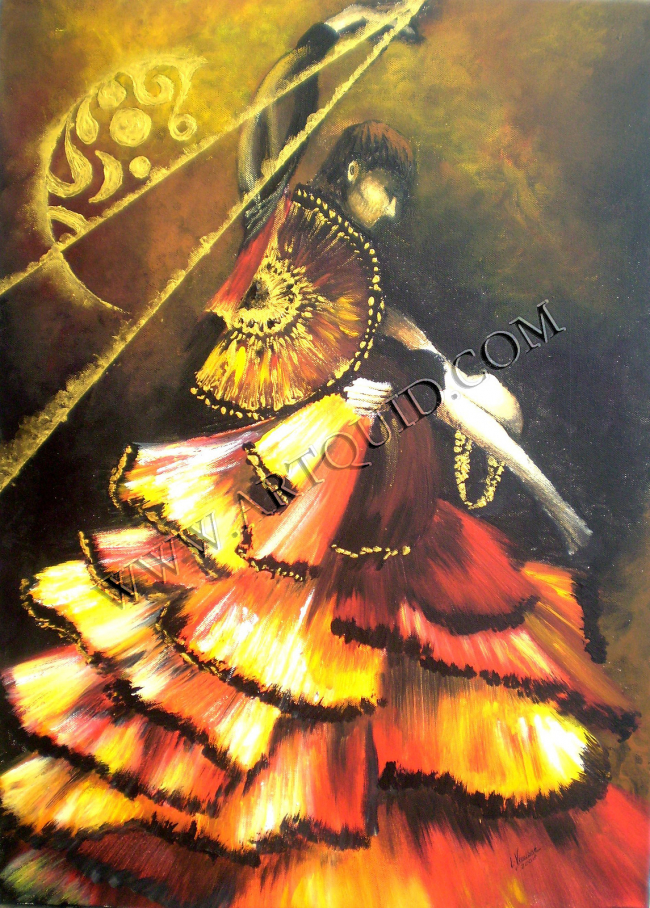 Flamenco - 70x50 cm