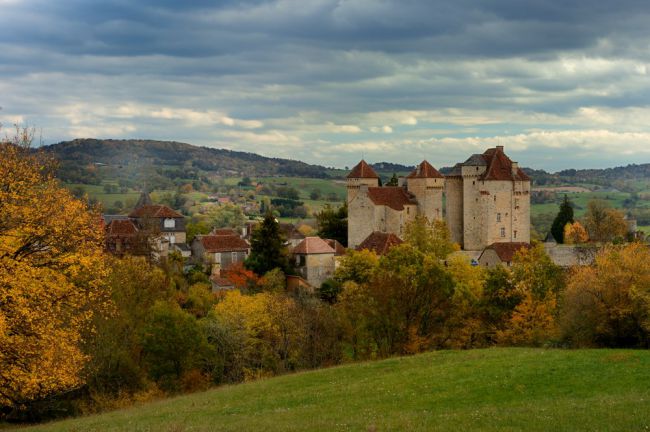 Village de curemonte en Corrèze
