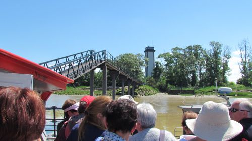 Notre arrivée sur l'île.