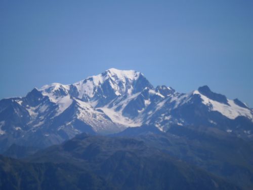 toujours une vue sur le Mont Blanc