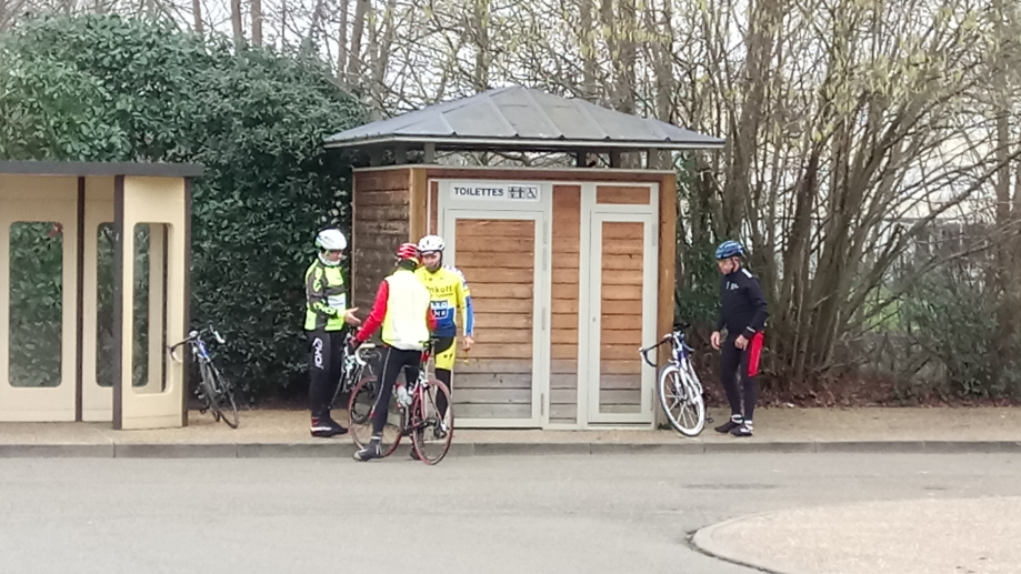 Pause pipi avant le départ !!!