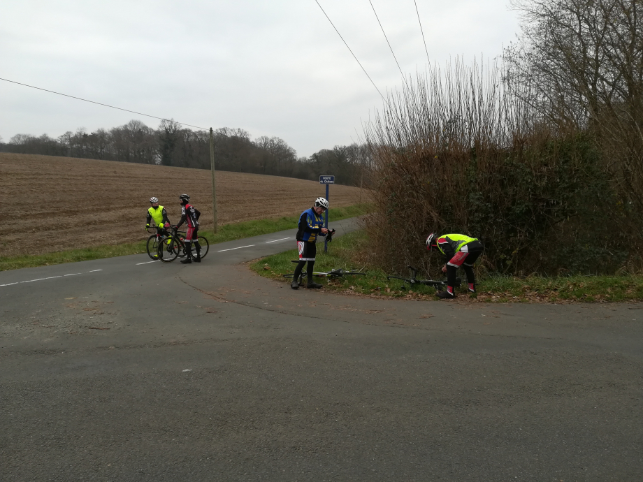 Première pause technique avant Rouillon