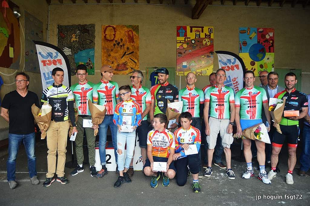 Les champions Sarthois FSGT 2019

Un vert rend son maillot 2018, mais un rouge en portera un pendant un an

Pour la Suze l'honneur est sauf