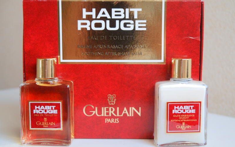 apres rasage habit rouge