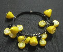 Bracelet zeste de citron