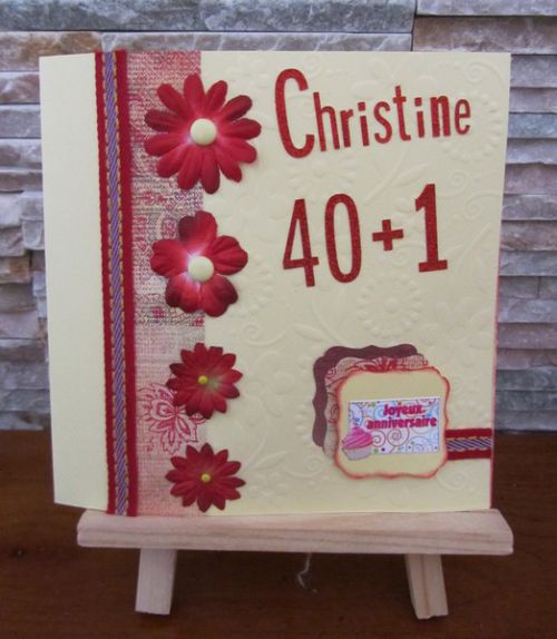 Pour les 40 ans de Christine -avec un petit clin d'oeil