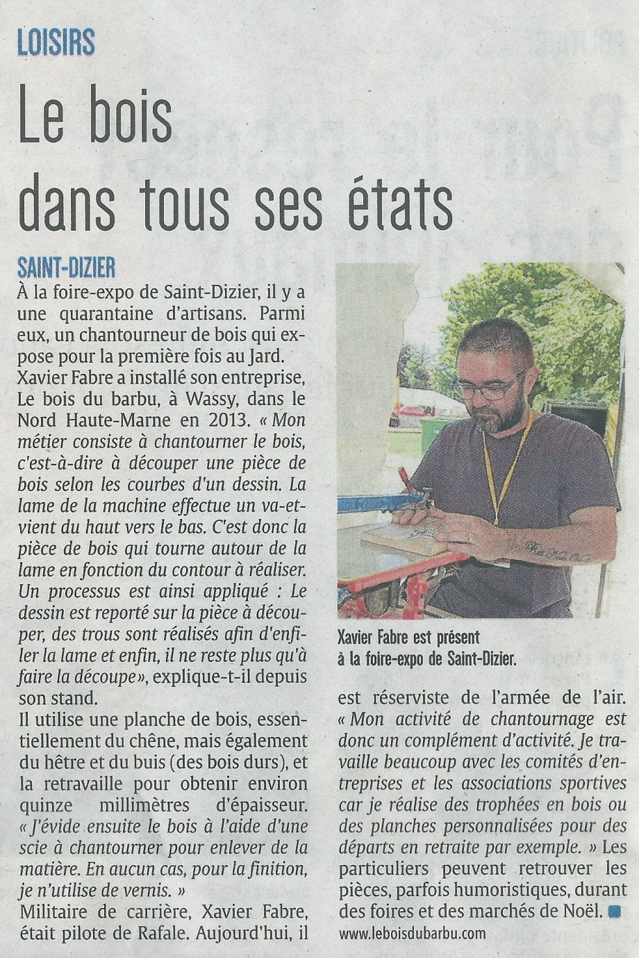 Article journal l'Union mai 2017.png