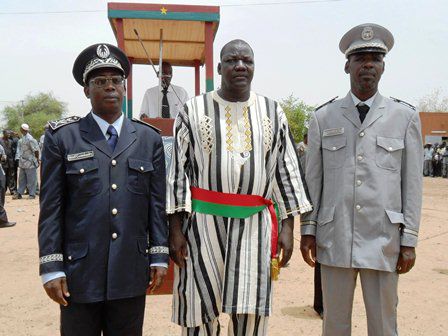 Installation du maire, Sibiri Robert Sawadogo, le 25 mai 2013 à Barsalogho