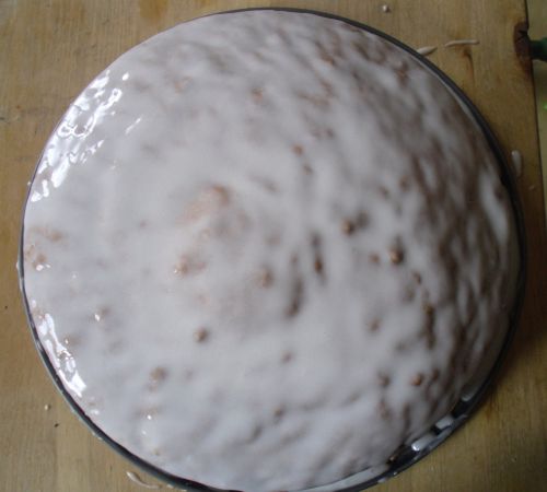 Gâteau yaourt sur le thème de Pâques (avec le glaçage)