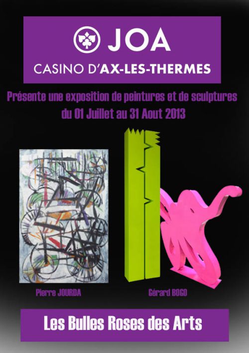 affiche exposition Casino JOA de Ax les Thermes