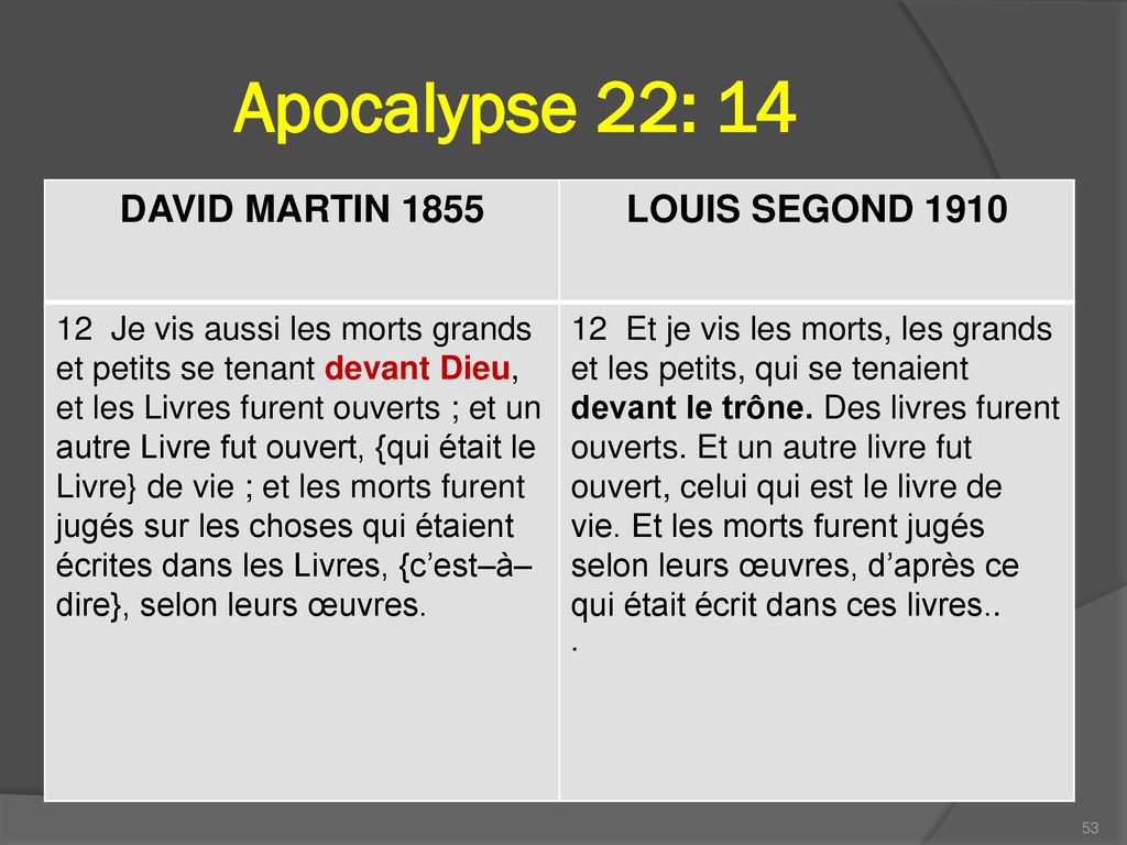 Apocalypse+22 +14+DAVID+MARTIN+1855+LOUIS+SEGOND+1910