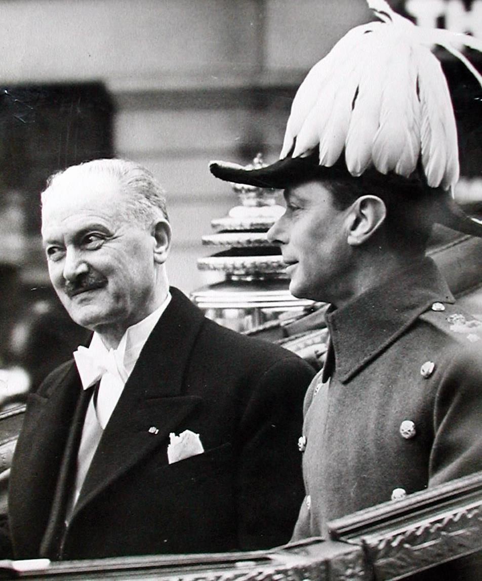 Visite Londres avec George VI mars 1939.jpg