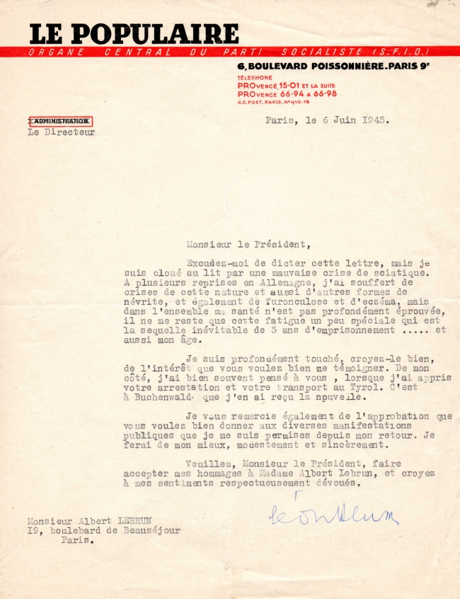 Lettre Léon Blum 6 juin 1945.jpg