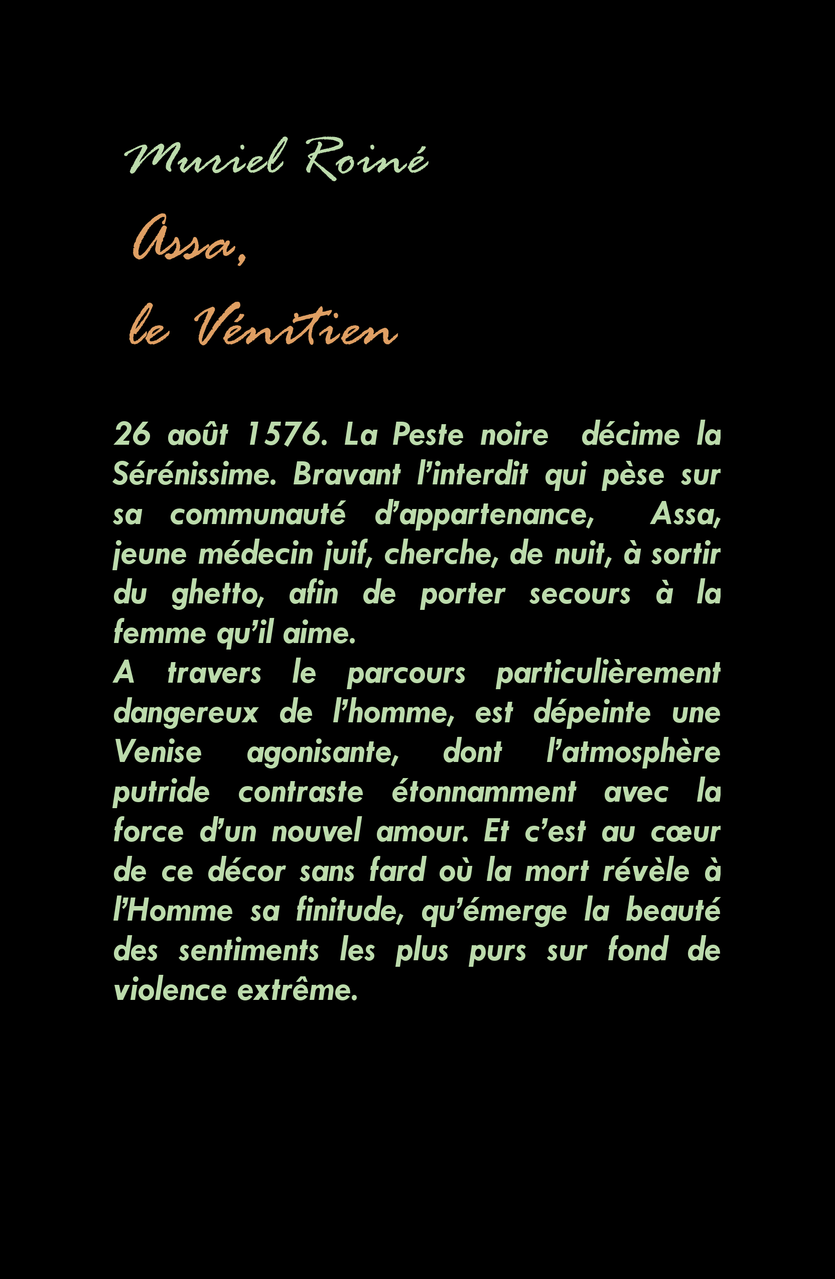 Assa le Vénitien. Quatrième de couverture.png