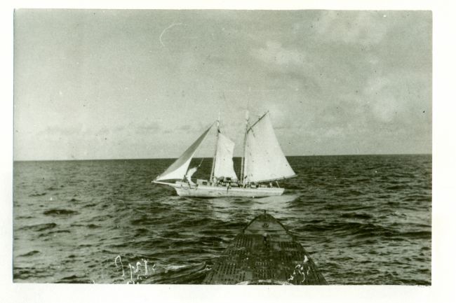 U-161 16.06.1942 , Voilier Dominique UBA