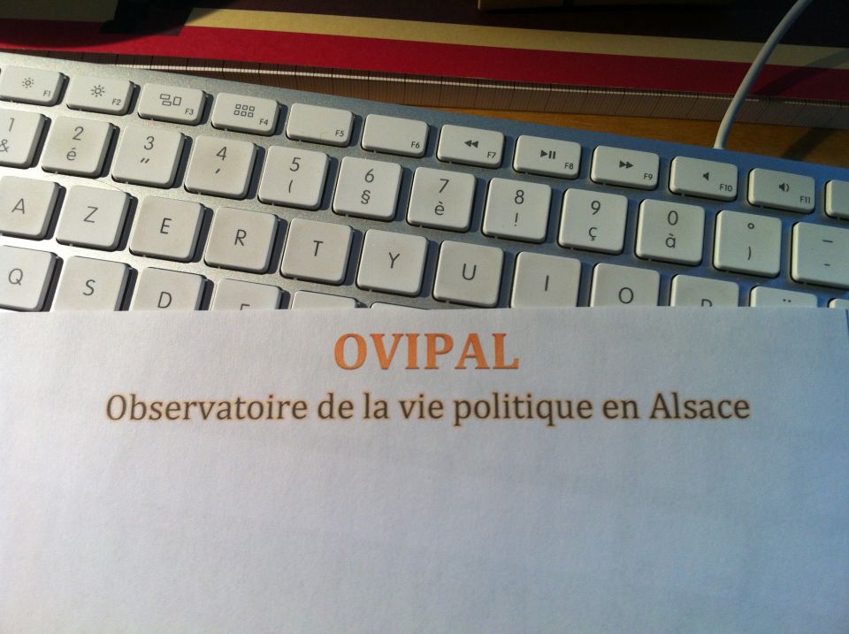 .       .   . . OVIPAL - OBSERVATOIRE DE LA VIE POLITIQUE EN ALSACE . . . .