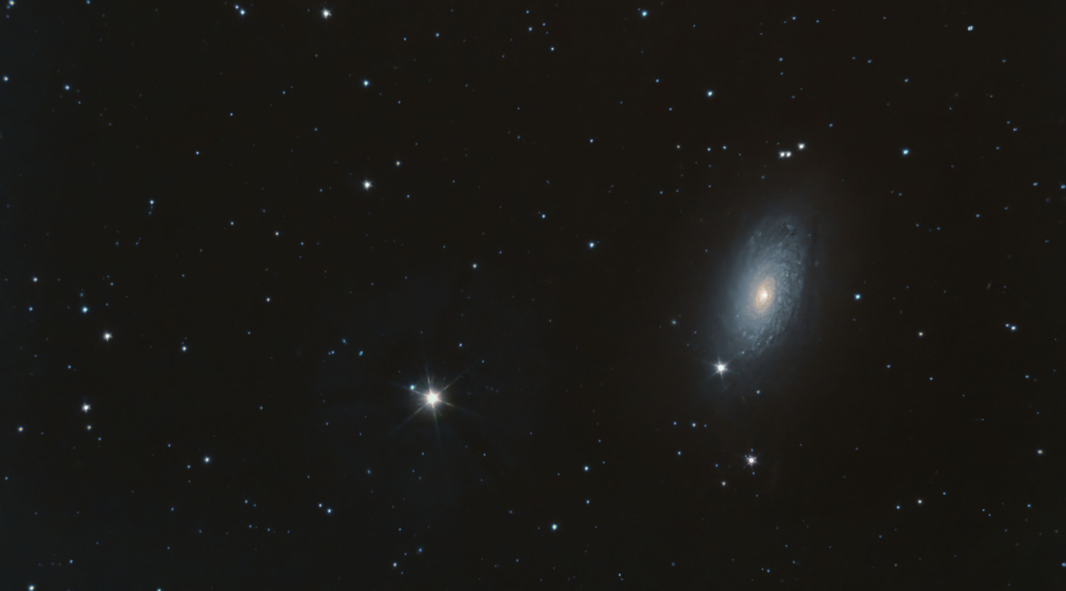 Galaxie du Tournesol M63 - Image complète