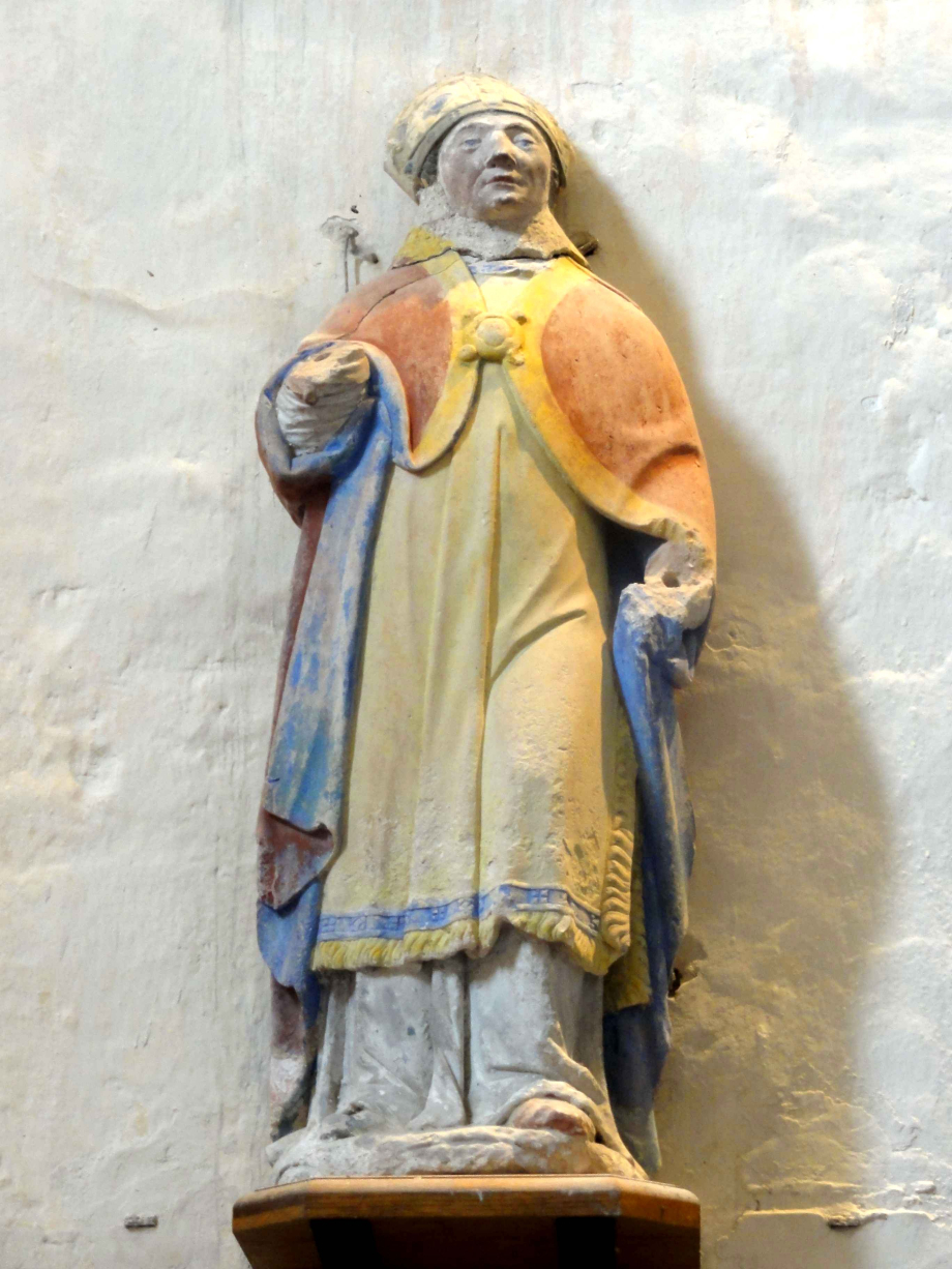 Auger-Saint-Vincent_(60),_église_Saint-Caprais,_statue_de_saint_Caprais