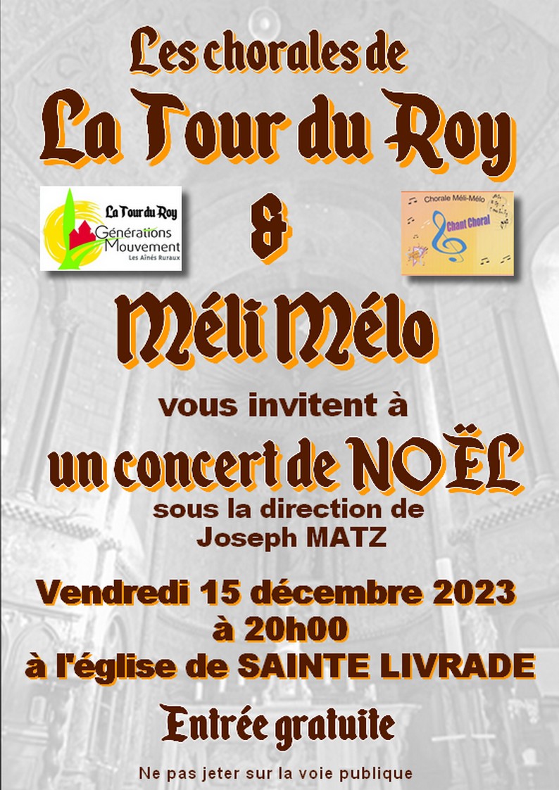AFFICHE Chorales Noel 2023 - A4