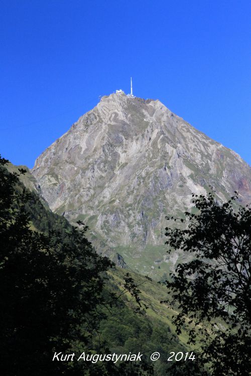 Le Pic du midi de Bigorre, photo prise du cole du tour malet