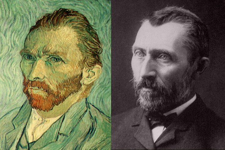 Autoportrait de Vincent Van Gogh ( Source Google )
