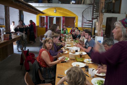 La belle tablée. Ils l'ont bien mérité